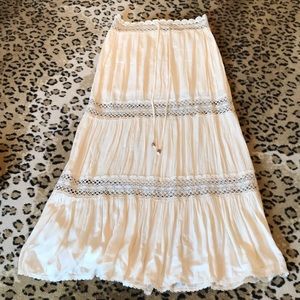 Beautiful Summer White Skirt